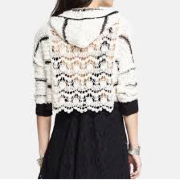 Free People Cecelia crochet knit sweater - Picture 8 of 8